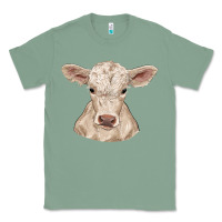 Sage charolais calf Classic Tee - RanaPortraitStore