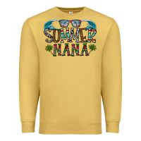 Antique Gold summer nana Premium Sweatshirt - CowhideDigitalArt