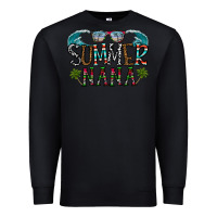 Black summer nana Premium Sweatshirt - CowhideDigitalArt