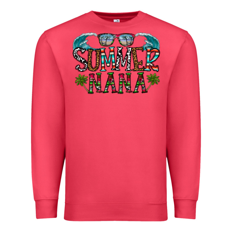Summer Nana Premium Sweatshirt by CowhideDigitalArt | Teevron