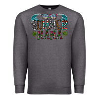 Charcoal Heather summer nana Premium Sweatshirt - CowhideDigitalArt