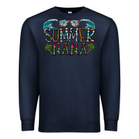 Navy summer nana Premium Sweatshirt - CowhideDigitalArt