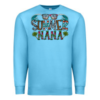 Ocean Blue summer nana Premium Sweatshirt - CowhideDigitalArt