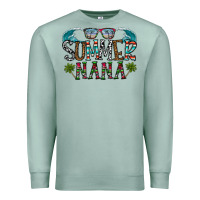 Seafoam summer nana Premium Sweatshirt - CowhideDigitalArt