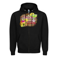 Black salty vibes Zipper Hoodie - Zillion Design Studio