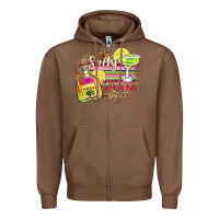 Chestnut salty vibes Zipper Hoodie - Zillion Design Studio