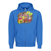 True Royal salty vibes Zipper Hoodie - Zillion Design Studio