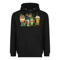 Black highly caffeinated coffee cups Heavyweight Hoodie - Zillion Design Studio