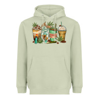 Matcha highly caffeinated coffee cups Heavyweight Hoodie - Zillion Design Studio