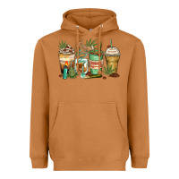 Meerkat highly caffeinated coffee cups Heavyweight Hoodie - Zillion Design Studio