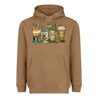Toasted Coconut highly caffeinated coffee cups Heavyweight Hoodie - Zillion Design Studio