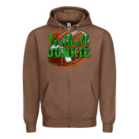 Chestnut football junkie Zipper Hoodie - texasbilliewilder