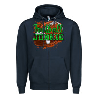 Navy football junkie Zipper Hoodie - texasbilliewilder