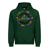 Forest Green gay pride Urban Hoodie - MaliasSmallBusiness
