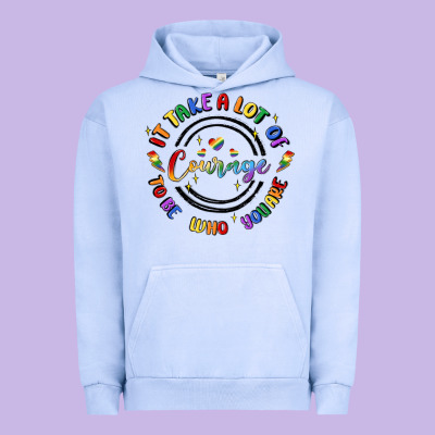 Gay Pride Urban Hoodie Designed By Maliassmallbusiness
