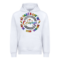 White gay pride Urban Hoodie - MaliasSmallBusiness