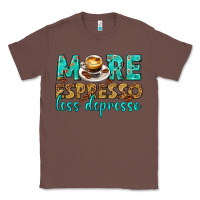 Chestnut more espresso less depresso western Classic Tee - texasbilliewilder