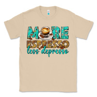 Mushroom more espresso less depresso western Classic Tee - texasbilliewilder