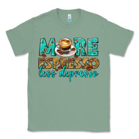 Sage more espresso less depresso western Classic Tee - texasbilliewilder