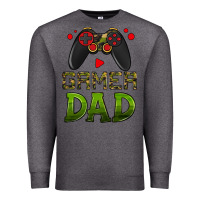Charcoal Heather gamer dad Premium Sweatshirt - HRA Design Shop