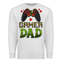 Oatmeal Heather gamer dad Premium Sweatshirt - HRA Design Shop