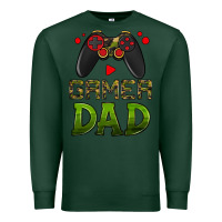 Sports Green gamer dad Premium Sweatshirt - HRA Design Shop