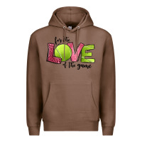 Chestnut for the love of the game tennis Premium Hoodie - Jasminsmagicworld