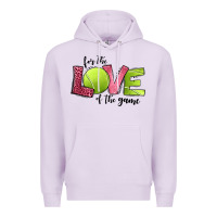 Lilac for the love of the game tennis Premium Hoodie - Jasminsmagicworld