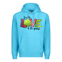 Ocean Blue for the love of the game tennis Premium Hoodie - Jasminsmagicworld
