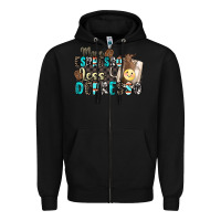 Black more espresso less depresso Zipper Hoodie - Zillion Design Studio