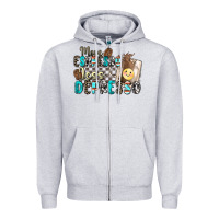Heather Grey more espresso less depresso Zipper Hoodie - Zillion Design Studio