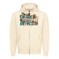 Sandshell more espresso less depresso Zipper Hoodie - Zillion Design Studio