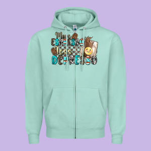 More Espresso Less Depresso Zipper Hoodie Designed By Zillion Design Studio