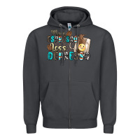 Smoke more espresso less depresso Zipper Hoodie - Zillion Design Studio
