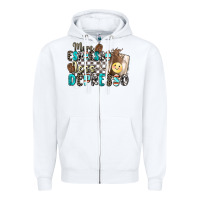 White more espresso less depresso Zipper Hoodie - Zillion Design Studio