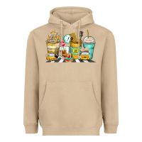 Mushroom school bus coffee cups Heavyweight Hoodie - Zillion Design Studio