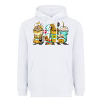 White school bus coffee cups Heavyweight Hoodie - Zillion Design Studio