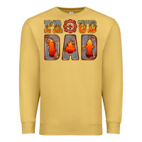Antique Gold proud dad Premium Sweatshirt - HRA Design Shop