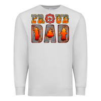 Dove Grey proud dad Premium Sweatshirt - HRA Design Shop