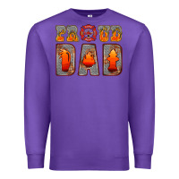Purple proud dad Premium Sweatshirt - HRA Design Shop