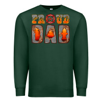 Sports Green proud dad Premium Sweatshirt - HRA Design Shop