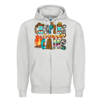 Dove Grey campers gonna camp Zipper Hoodie - Zillion Design Studio