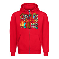 Red campers gonna camp Zipper Hoodie - Zillion Design Studio