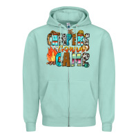 Seafoam campers gonna camp Zipper Hoodie - Zillion Design Studio