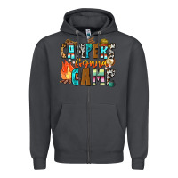 Smoke campers gonna camp Zipper Hoodie - Zillion Design Studio
