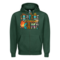 Sports Green campers gonna camp Zipper Hoodie - Zillion Design Studio