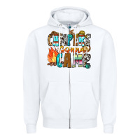 White campers gonna camp Zipper Hoodie - Zillion Design Studio