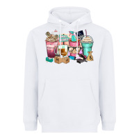 White small business coffee cups Heavyweight Hoodie - Zillion Design Studio