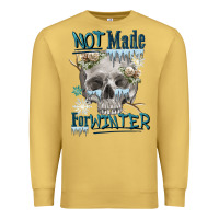Antique Gold not made for winter skull Premium Sweatshirt - FaDigitalArtStudio