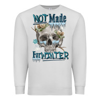 Dove Grey not made for winter skull Premium Sweatshirt - FaDigitalArtStudio